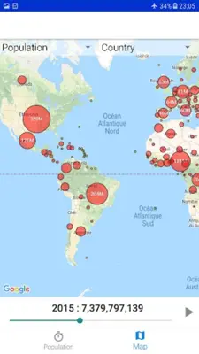 World Population Clock android App screenshot 6